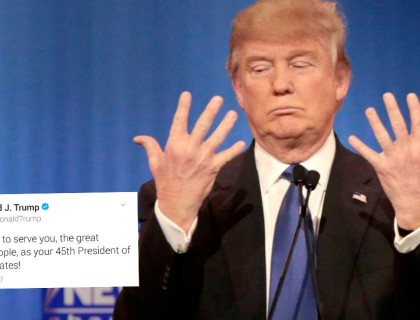 Donald Trump honoré d’être Président ? Il a réussi à faire une faute